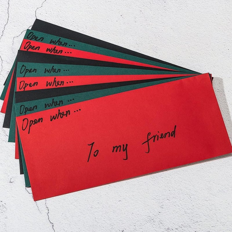 Wishop 100 Pack Colorful #10 Business Envelopes Self Seal Standard Envelopes for Office Checks, Business, Letter Mailing Invoices, 4.13 x 9.49 Inches (Red) - Image 5